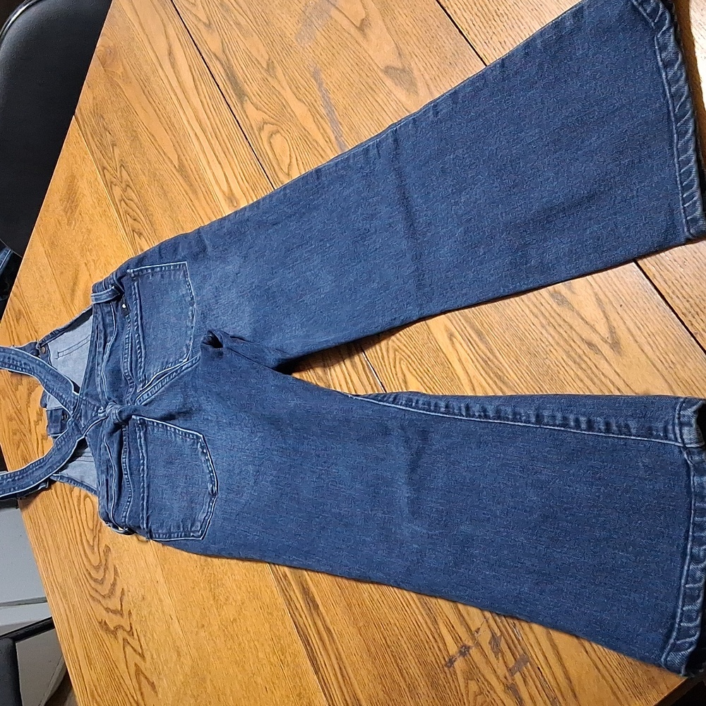 LUCKY BRAND Overalls Jean Womens 00 / 24 Blue  Preowned Used BOOTCUT ?? Denim - Picture 7 of 9